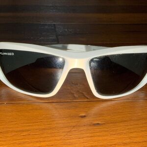 LIKE NEW- Edge Eyewear White Polarized Sunglasses